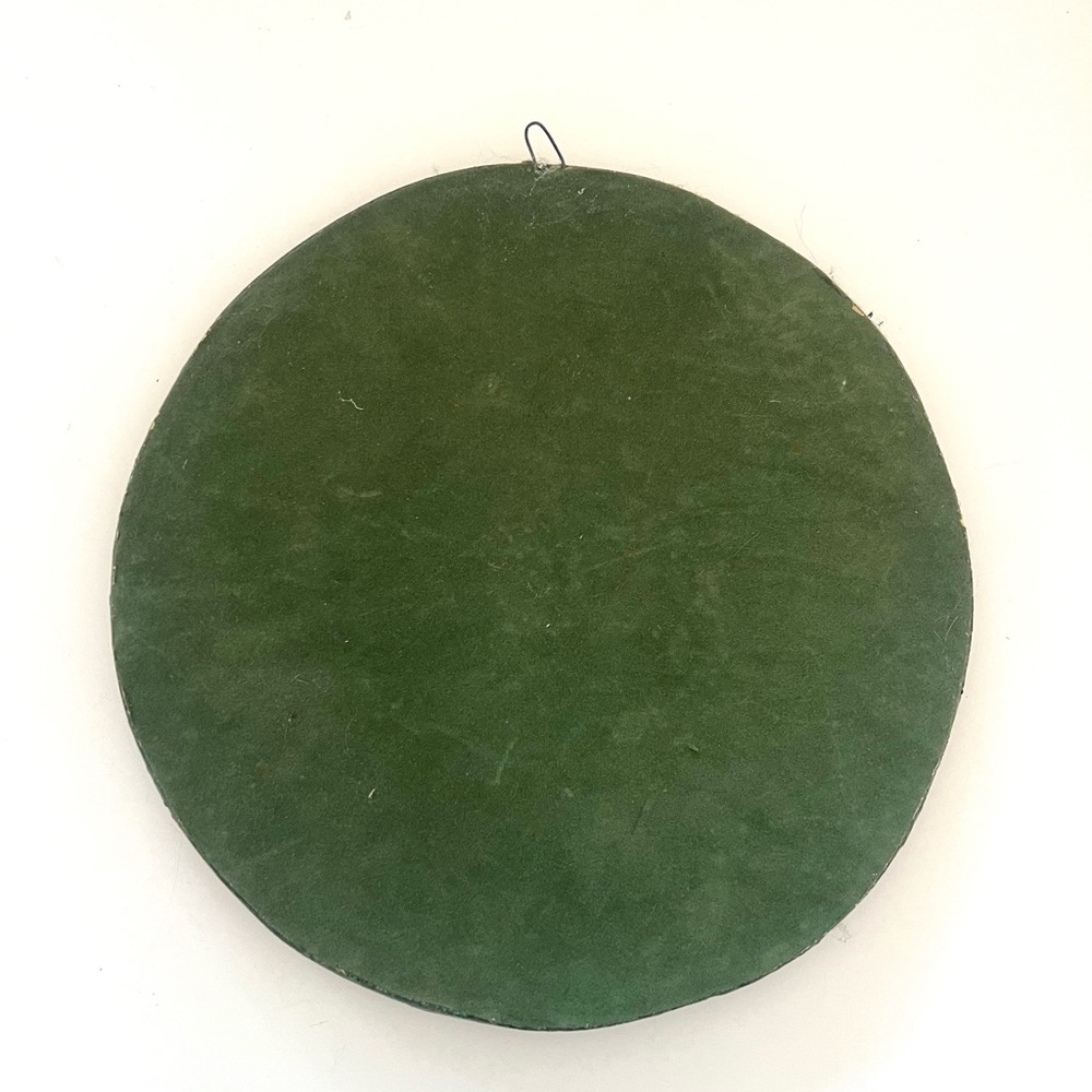 Aztec Sun Calender Intricate Green and Gold Wall Decor - Picture 2 of 2